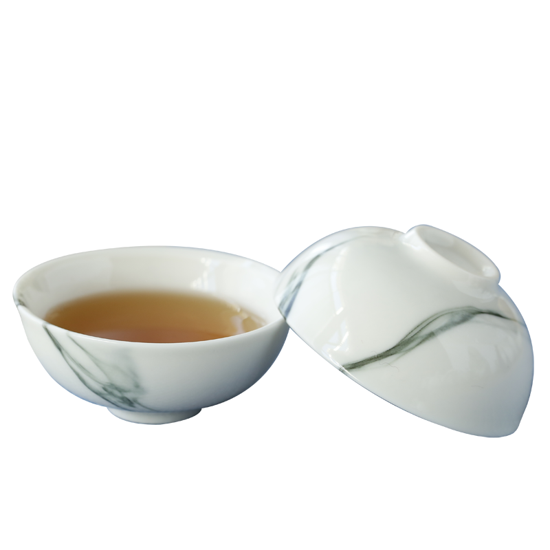 Tang Yan fang ink cup wind restoring ancient ways kung fu tea set ceramic cups household single cup sample tea cup variable individual cup