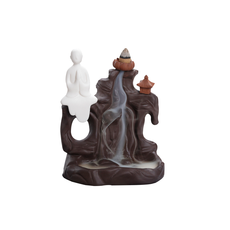 Zen back porch ceramic home fragrance incense buner furnace creative tea tower of sandalwood incense violet arenaceous back in place