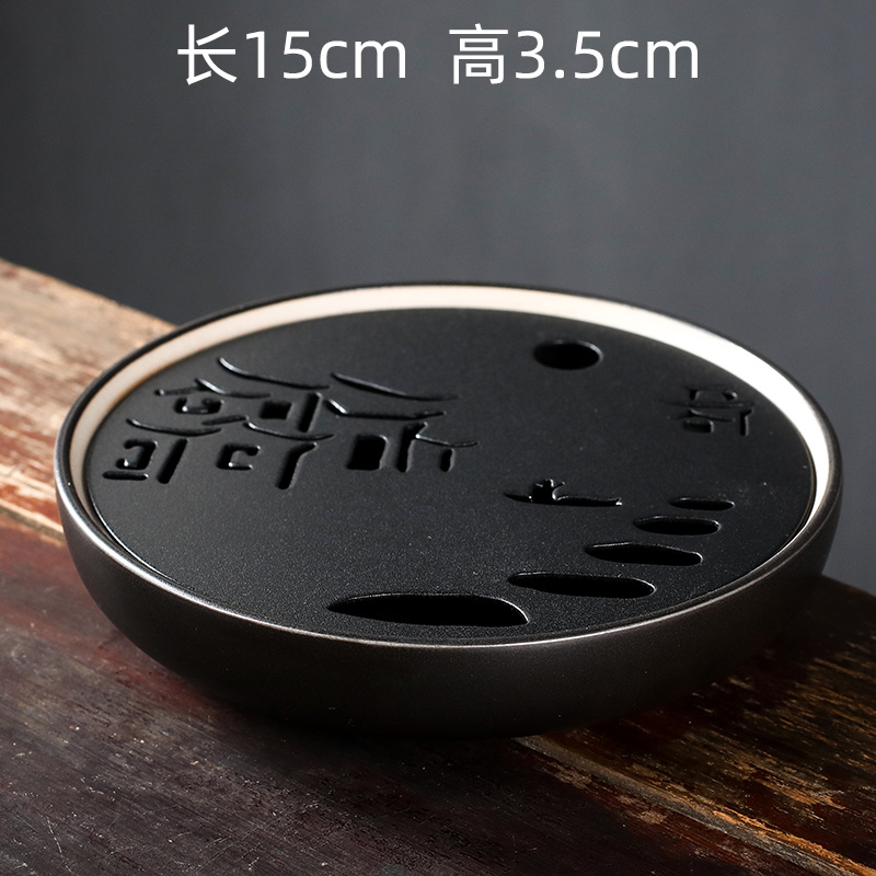 Ya xin pot bearing small dry terms plate hand made ceramic tea tray was dry Taiwan tea sets tea set a pot of tea accessories