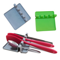 Silicone Soup Spoon Rack Rice Spoon Rack Chopsticks silicone Silicone Frame Release Shovels Silicone Soup Spoon Cushion Shelving Spoonful Shelving