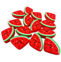 Manufacturer supplies silicone Watermelon Tooth Gum Creative Fruit Tooth Gum Baby Tooth Bite Gel Baby Grindstone Toy