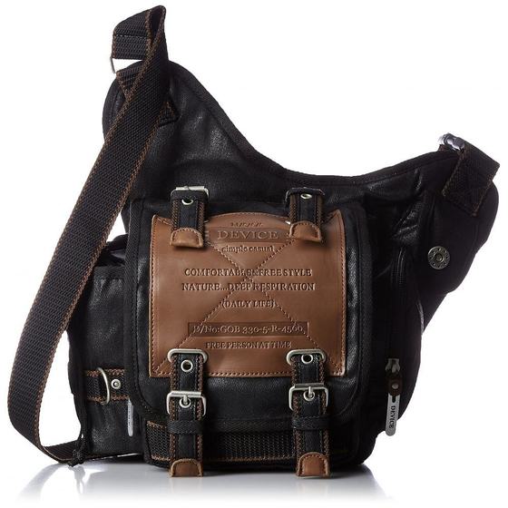 Japanese DEVICE men's bag work bag/crossbody bag black large capacity wear-resistant and easy to carry Japanese DEVICE men's bag work bag/crossbody bag black large capacity wear-resistant and easy to carry