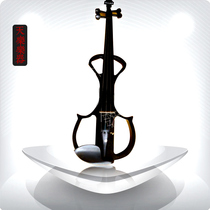 New real pull high-end all-hand electronic violin black electric violin pure Uwood accessories quality assurance
