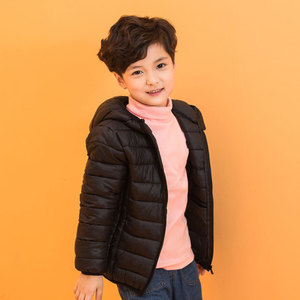 2018新款儿童棉衣 秋冬装宝宝棉袄 男童轻薄款连帽棉服童装外套