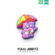 2025 새로운 신발 꽃 구멍 신발 액세서리 신발 액세서리 DIY 신발 버클 만화 귀여운 무지개 곰 사랑 곰 2025 새로운 신발 꽃 구멍 신발 액세서리 신발 액세서리 DIY 신발 버클 만화 귀여운 무지개 곰 사랑 곰
