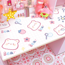 Desk Sticker Refurbished Self-Glued Tabletop Student Desk Room Placement Wall Decoration Cartoon Cartoon Cartoon Table Sticker