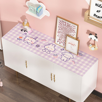 Tasteless PVC soft glass table mat Living room table Table Terrace Cloth Shoes Cabinet Hyun Guan Cabinet Cover Mat waterproof and greaseproof