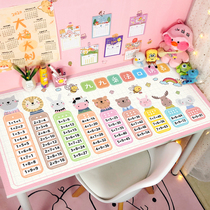 99 meters by law table Learn to write computer desk cushion ins Teenage Girl Cute Student Book Tablecloths waterproof and anti-oil tablecloths