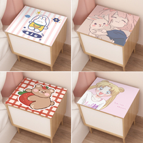 Cartoon Bed Head Cabinet Tea Table Mat Dresser Table Cloth Soft Glass Mat Pvc Waterproof Oil Proof Free Wash-Proof