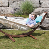 VIVERE outdoor courtyard bed and breakfast Farmhouse with casual cotton cloth with wooden bracket high load-bearing single and double hammock