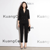 suit women korean style fashion classy women's business suit formal work clothes female college student interview suit