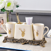 Creative furnishings model room bathroom accessories wash set bathroom washbasin wash table decorations