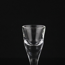 Brand small white wine glass small spirits goblet 1 cup wine flush transparent glass cups High foot cups 1 Money 2 Money 5ml