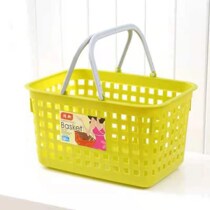 Portable plastic supermarket shopping basket picnic Bath convenience store beer storage shopping basket