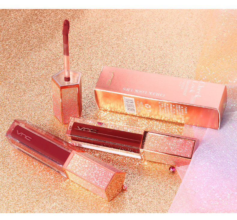 vnc唇釉雾面丝绒滋润保湿不掉色防水平价小众学生款口红女203唇彩