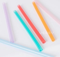 marcus recycling silicone straw baby children drinking water soft straw accessories non-disposable hose with brush