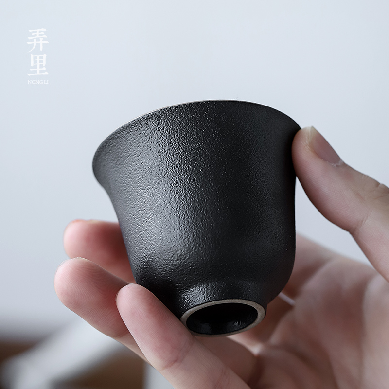 The Get | Japanese coarse pottery sample tea cup in the ocean 's personal cup cup single CPU kung fu ceramic cups kung fu tea cups