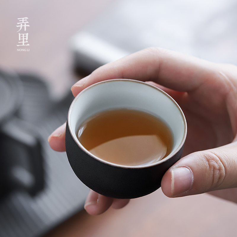 The Get | Japanese coarse pottery sample tea cup in the ocean 's personal cup cup single CPU kung fu ceramic cups kung fu tea cups