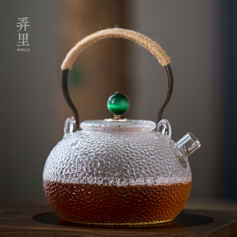 Opals household heat - resistant glass tea set filter boiled tea electric teapot TaoLu pot of boiling water to girder teapot