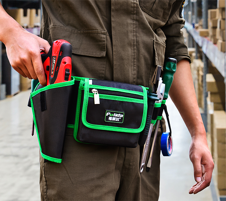 电工工具包男帆布专用工具多功能腰带式维修五金腰间用安装小腰包