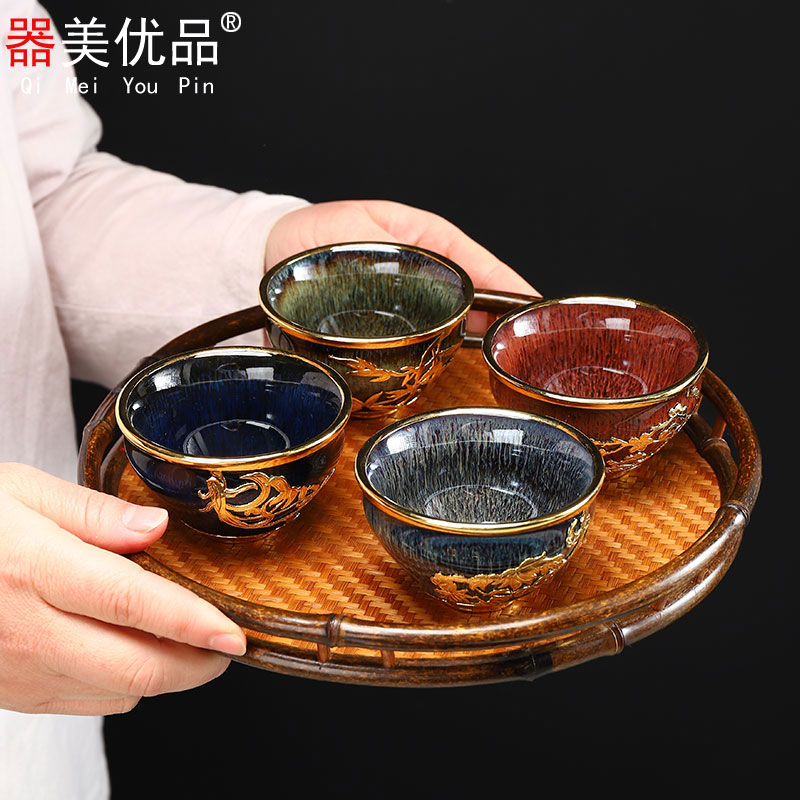 Implement the superior an inset jades of jingdezhen tea service kung fu tea cups telecom for glass ceramic masters cup drawing sample tea cup