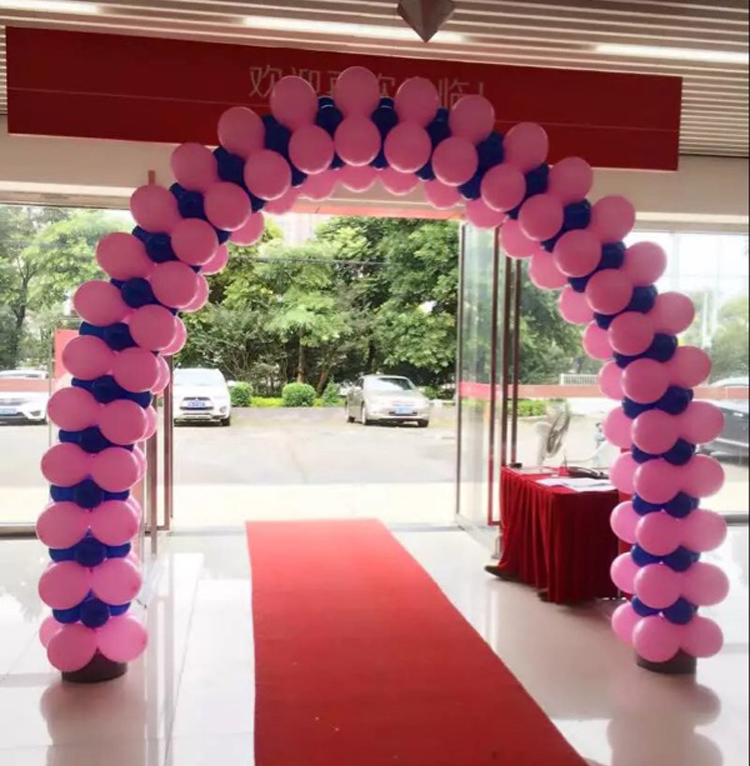 开业气球拱门 结婚庆装饰布置彩虹门支架可拆卸 婚礼创意拱门架
