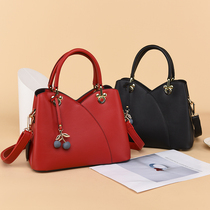 Thyssen Kangaroo summer niche shoulder bag 2021 bag womens New Tide Simple large capacity Joker fashion cowhide