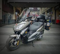 Eros 350T Hongjiateng 350 windshield modified heightened windshield rearview mirror forward forward front windshield js