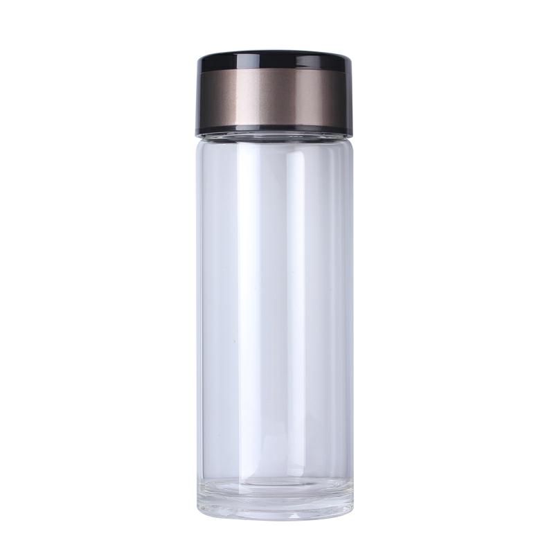 Contracted male more transparent single - layer glass large - capacity glass portable to hold to high temperature and high borosilicate ultimately responds tea cup