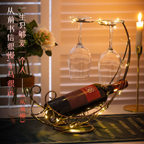 Nordic creative home living room wine cabinet decorations red wine rack ornaments fashion shelves home furnishings porch home