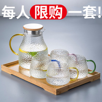 Water Cup mens Tea Cup glass high-grade transparent large capacity simple household set living room high-value Cup