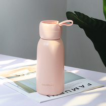 Korean version of ins Harajuku wind thermos cup ladies portable small cute simple fashion water Cup student stainless steel