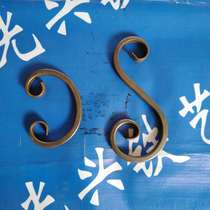 Square tube c-shaped square tube s flower Decorative Wrought iron coffee table accessories Welded shelf Wrought iron bed accessories Window fence flower