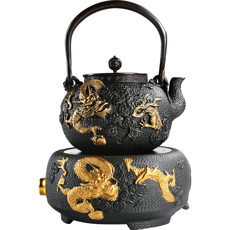 Iron pot of boiling tea stove kettle cast Iron teapot tea set automatic household small electrical TaoLu boil tea