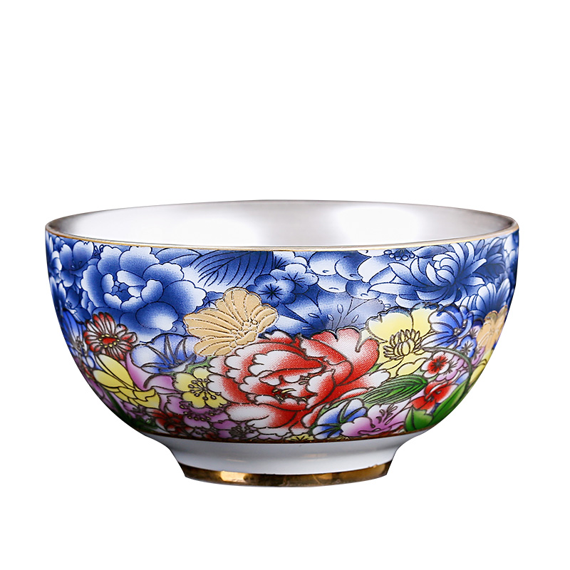 Ceramic masters cup checking silver cup 999 sterling silver, kung fu tea bowl coppering. As silver cup tea sample tea cup
