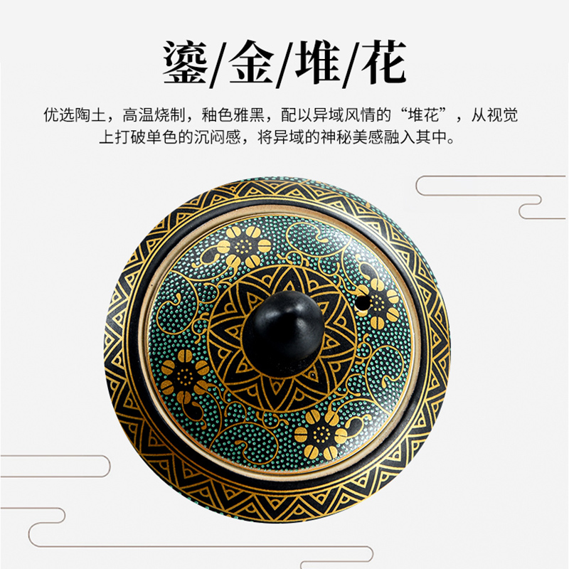 Vintage kung fu tea set home office side put the teapot teacup ceramic tea gift box of a complete set of packaging