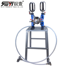 Ruiyi 2508 pneumatic diaphragm pump Paint spraying pump spraying tool double pot blue and white water