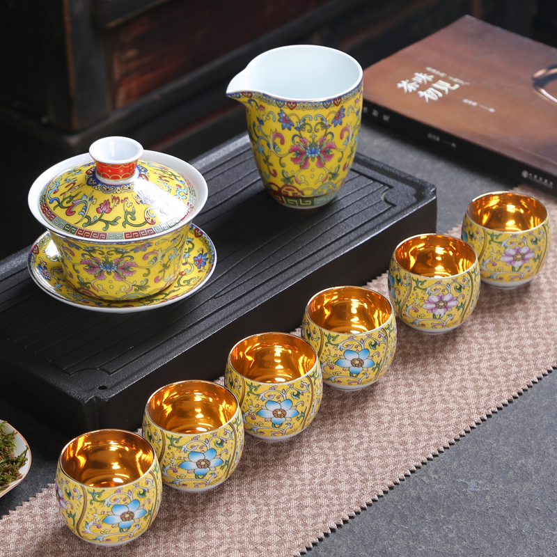 Jingdezhen manual pick flowers, ceramic silver kung fu masters cup cup 99 coppering. As silver sample tea cup single cup bowl is big