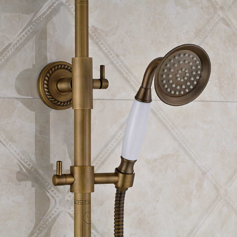 xogolo欧式全铜仿古青花瓷淋浴花洒18023