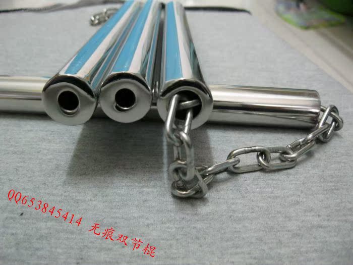 Нунчаки 无声系列300克 220/260克平头不锈钢表演双截棍/双节棍 实战 Нунчаки 无声系列300克 220/260克平头不锈钢表演双截棍/双节棍 实战