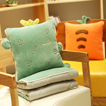 Pillow quilt dual-use Office nap girl blanket Small pillow Car car pillow Car two-in-one