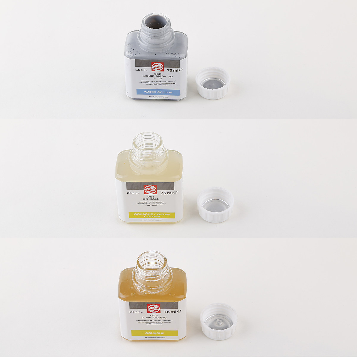 荷兰进口talens泰伦斯留白胶 052水彩遮挡液 水彩 留白液 留白胶