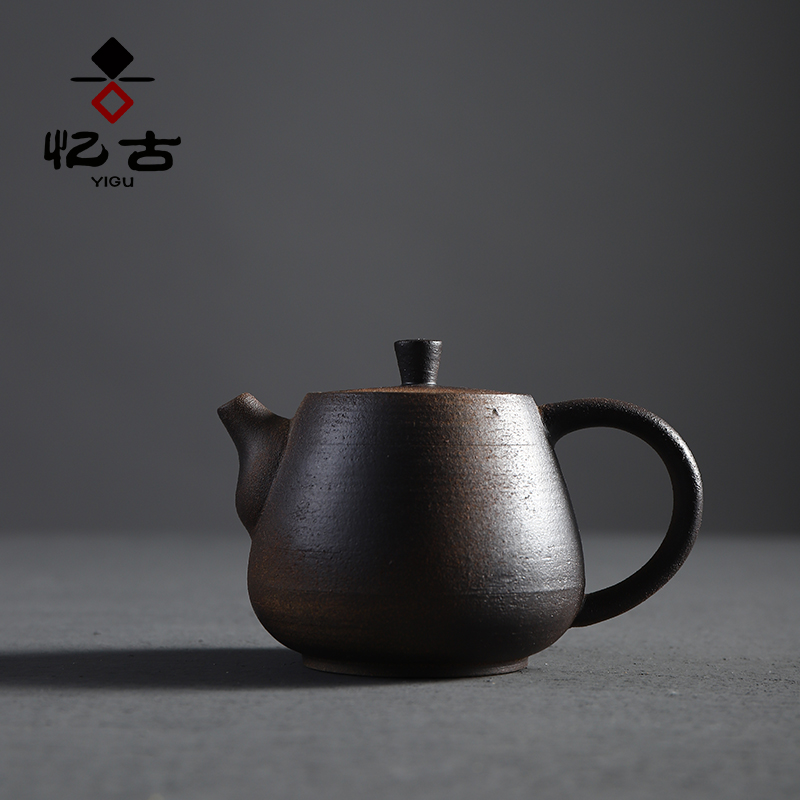 Have the single pot of thick ceramic tea set ceramic home office contracted kung fu tea set filter pot teapot tea set