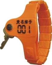 CJZ-P03-8: Foot bathroom swimming pool bath sauna lock key hand sign bracelet hand with hand loop storage