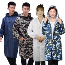 Summer thin adult overalls Men and women medium and long grain and oil store overalls coat jacket camouflage handling coat