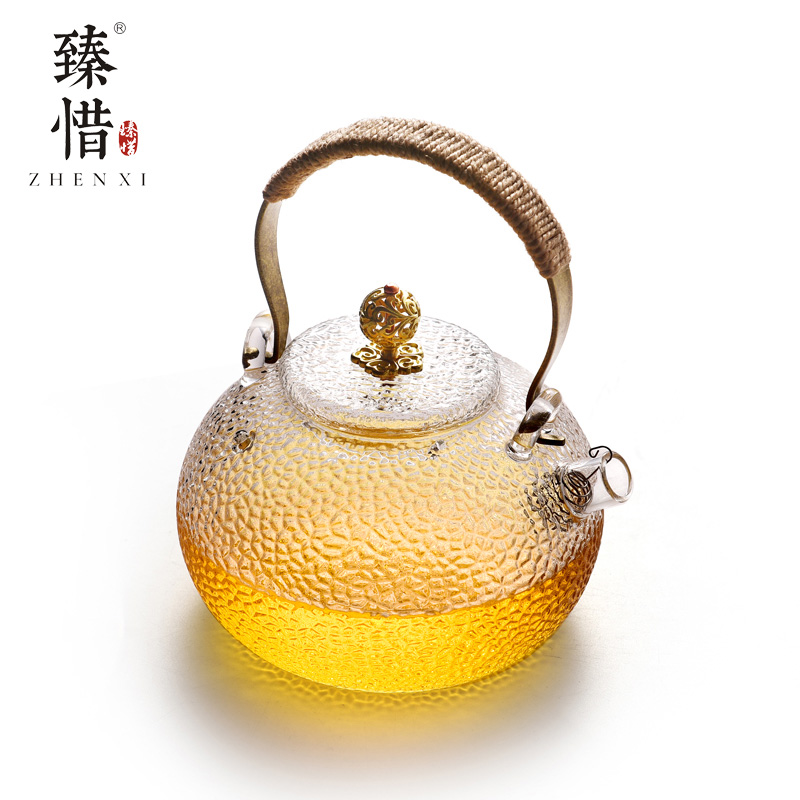 Become precious little pot of boiling water to girder heat - resistant glass teapot electric TaoLu boiled tea, kungfu tea set