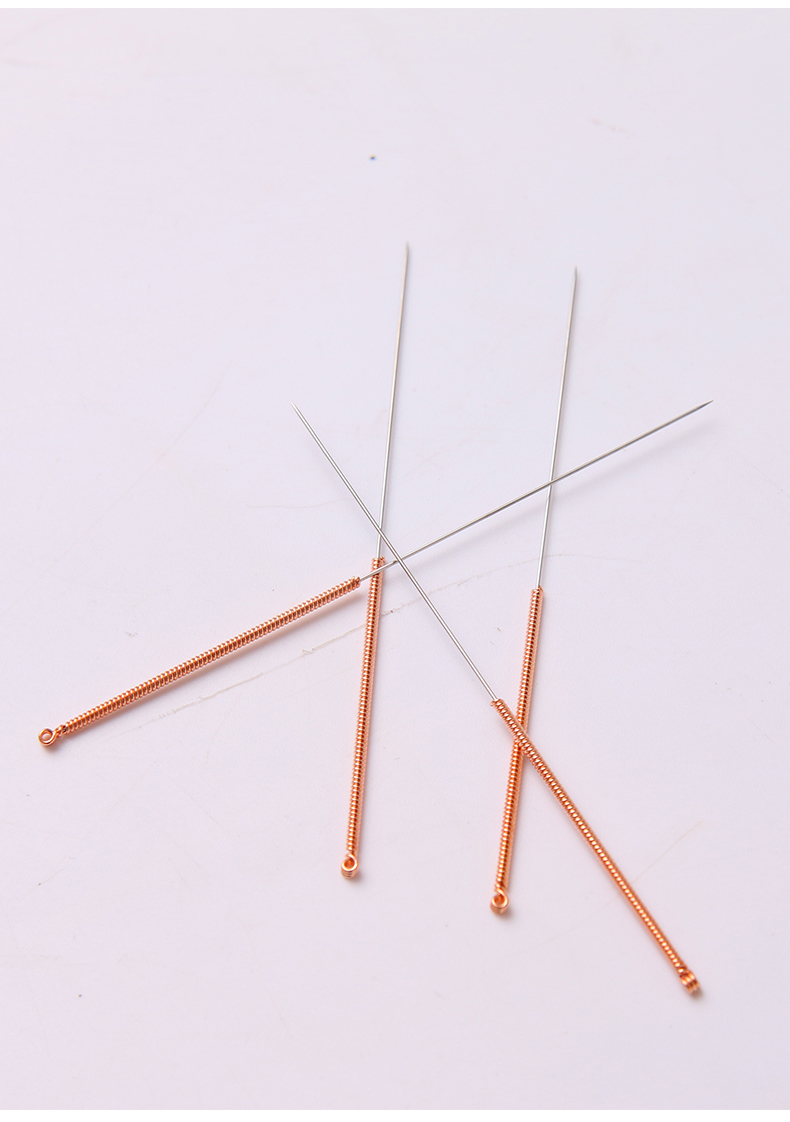 乐灸圆利针/一次性针灸针/加粗无菌针灸针/铜柄元利针100支盒cb型