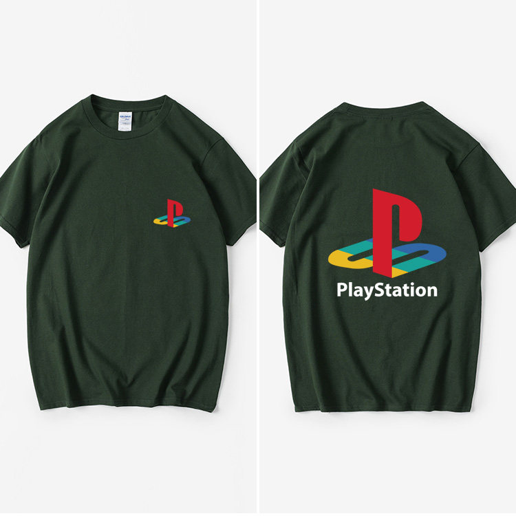 Playstation Shirt Playstation周边PS游戏机ps4经典周边T恤短袖新品衣服