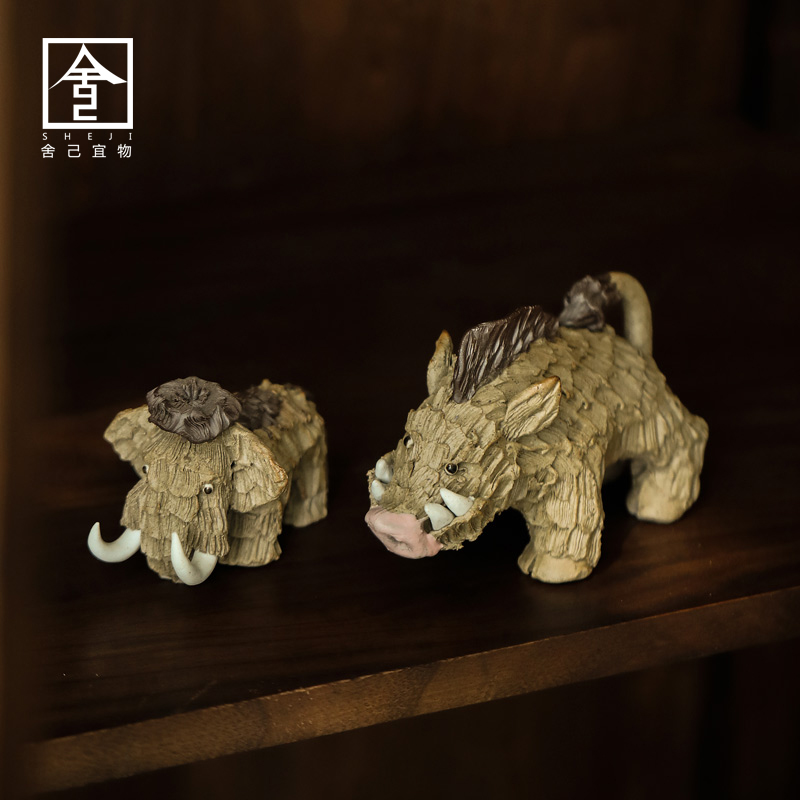 The Self - "familiar place appropriate content ceramic tea to keep pure manual creative zen tea tea pet animals tea accessories