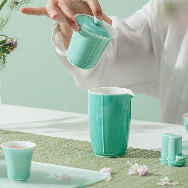 The Self - "appropriate content iris green household manual points restoring ancient ways of tea fair keller cup kung fu tea set of jingdezhen